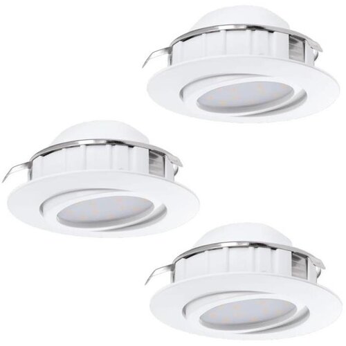 Eglo 78755 - SET 3x LED ugradna plafonska svetiljka PINEDA LED/6W/230V 3000K bela Cene