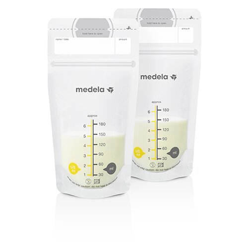 Medela vrećice za pohranu majčinog mlijeka 180 ml, 25 kom Slike