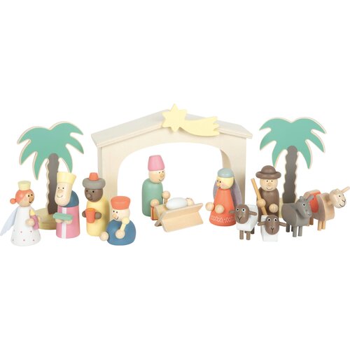 Small Foot Lesene jaslice - igralni komplet Božična zgodba - 1 kos. Slike