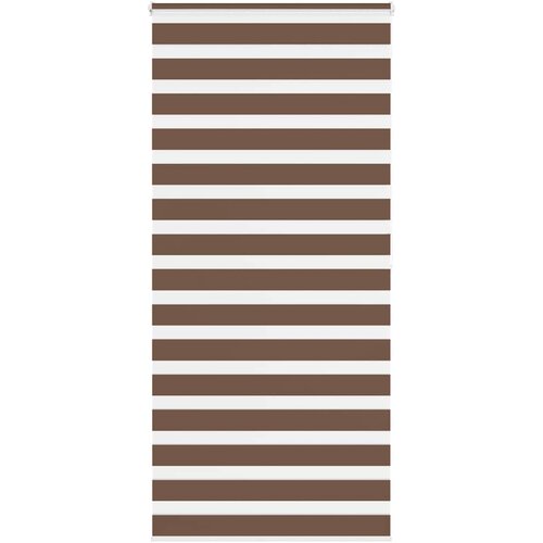 vidaXL Zebra zavesa rjava 100x200 cm &scaron;irina blaga 95,9 cm poliester, (5000298004) Cene