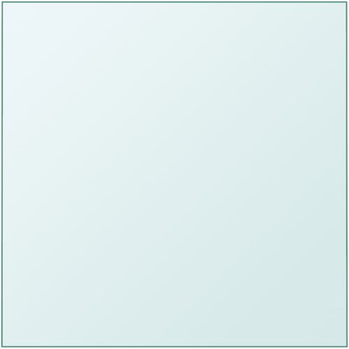 VidaXL Mizna plo&amp;scaron;ča prozorno kaljeno steklo 60x60 cm Slike