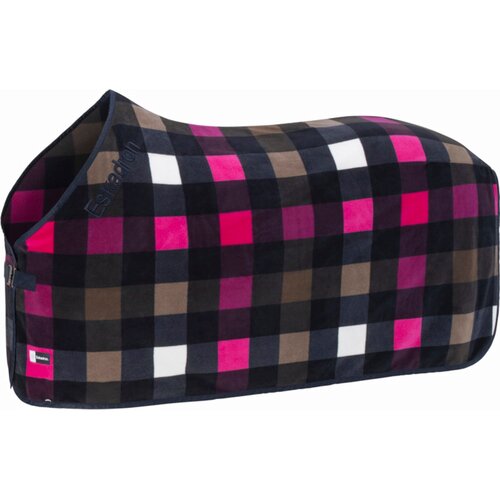 ESKADRON Pregrinjalo za znojenje FLEECE STAMP, blue-white-grey-brown-lipstick - XXL Slike