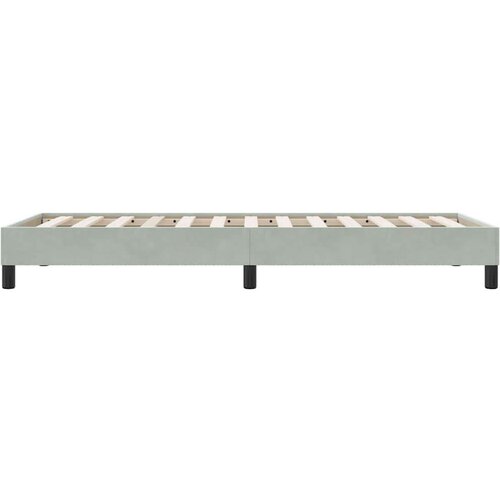  Okvir kreveta bez madraca svijetlo sivi 100x210 cm bar&amp;scaron;un Slike