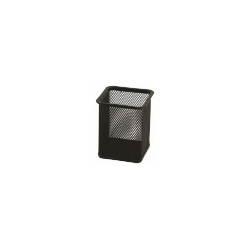 Fornax čaša za olovke metalna žica četvrtasta 8x8x9,8cm crna Slike