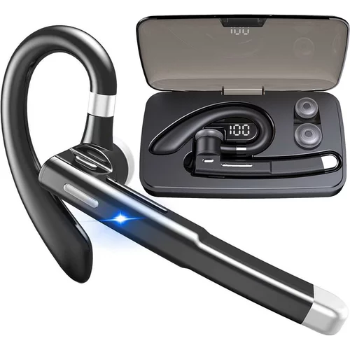 Aku. Bluetooth 5.0 brezžična avto slušalka + power bank 500mAh