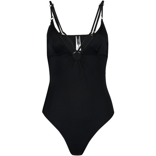 Trendyol Black Ring Accessory Detailed Swimsuit Slike