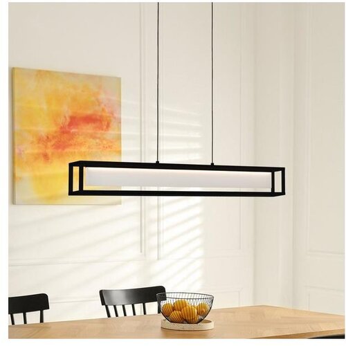 Eglo 39629 - LED luster na sajli sa prigu&scaron;ivačem GUALAJO LED/27W/230V crna Cene