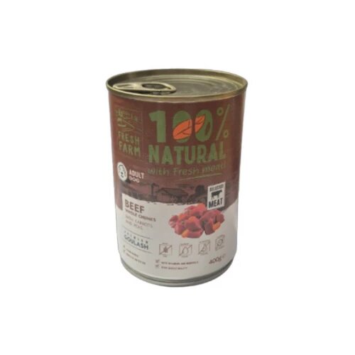 PREFERA - FRESH FARM Fresh Farm gulas za pse govedina, sargarepa i grasak 400 g Slike