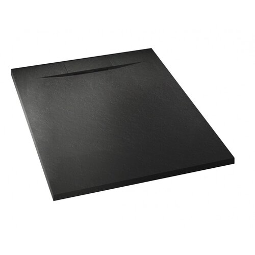 Sanotechnik tu&amp;scaron; kad 90 x 90 cm s kanaleto, črna Slike
