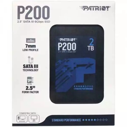 SSD 2.5 SATA3 2TB Patriot P210 520MBS/430MBS P210S2TB25 Cene