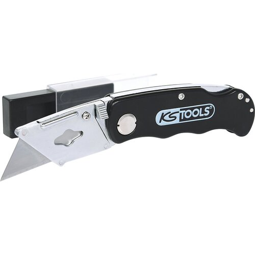 Ks Tools Zložljivi nož, dolžina 155 mm, kovinski ročaj Cene