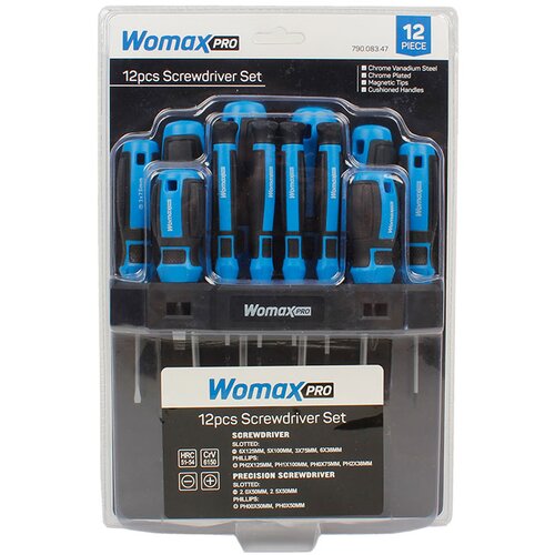 Womax Pro Set odvijača, 12 komada Cene