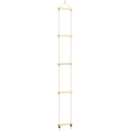 vidaXL Dječje ljestve od užeta  masivnog drva i PE-a 30 x 168 cm Cijene