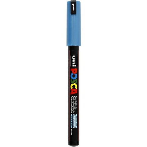 POSCA Uni flomaster; konica 0,7 mm kovina; kovinsko moder, (21290547) Cene