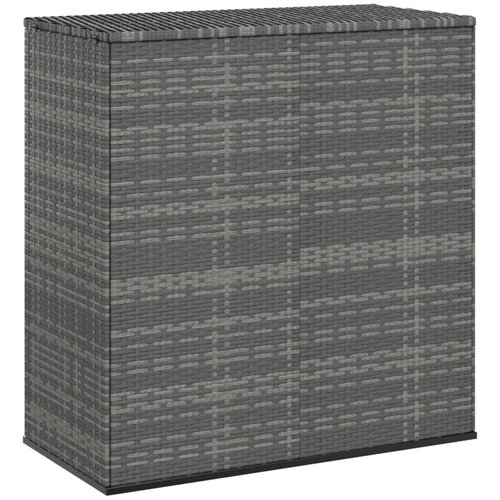 VidaXL Vrtna &amp;scaron;katla za blazine PE ratan 100x49x103,5 cm siva Slike