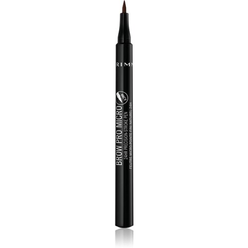 Rimmel London Brow Pro Micro tekoče črtalo za obrvi odtenek 004 Dark Brown 1 ml Slike