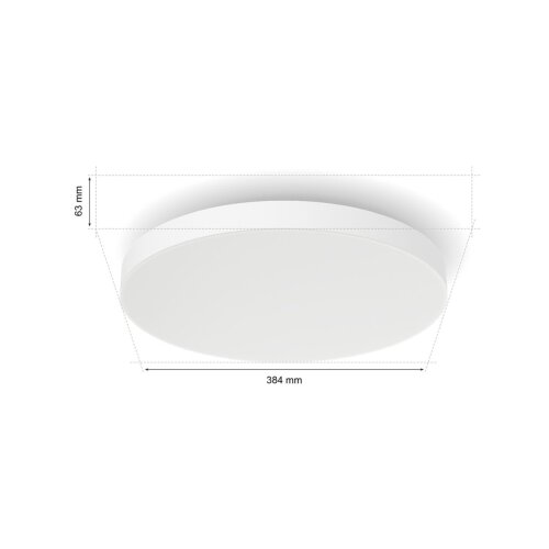 Philips LED RGBW prigu&amp;scaron;iva plafonska svetiljka Hue DATURA LED/48W/230V Slike