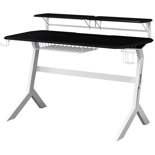  GAMING STO LC-GD-1W Gaming Desk Black/White Cene