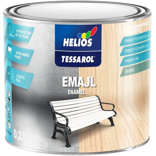Tessarol Emajl bela 200 ml Slike