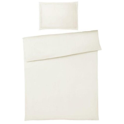 Dieter Knoll POSTELJNINA 140/200 cm saten bela Slike