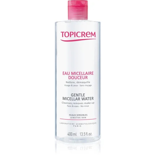 Topicrem UH FACE Gentle Micellar Water nežna čistilna micelarna voda za občutljivo kožo in oči 400 ml