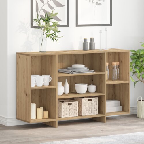 vidaXL s policom hrast artisan 120 x 30 x 75 cm Konstruirano drvo Cene