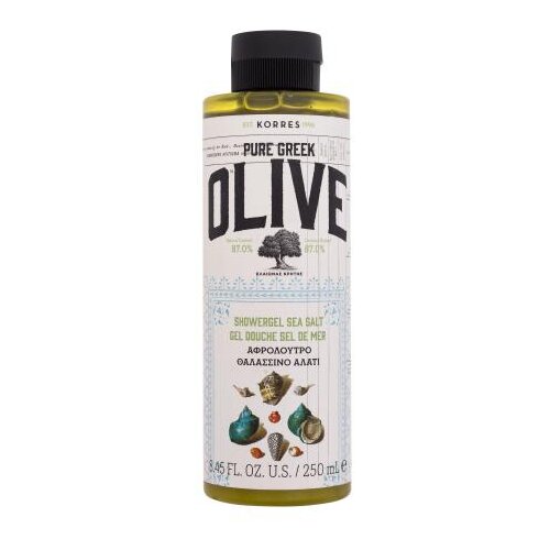 Korres Pure Greek Olive Shower Gel Sea Salt gel za tu&amp;scaron;iranje s mirisom morske soli 250 ml za ženske Slike