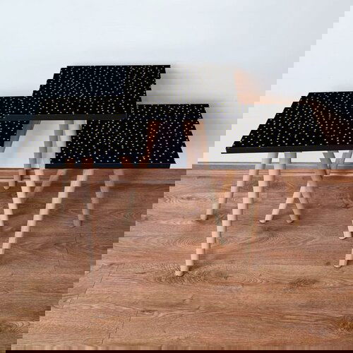 Hanah home 3Shp250 - black blackgold nesting table (3 pieces) Cene