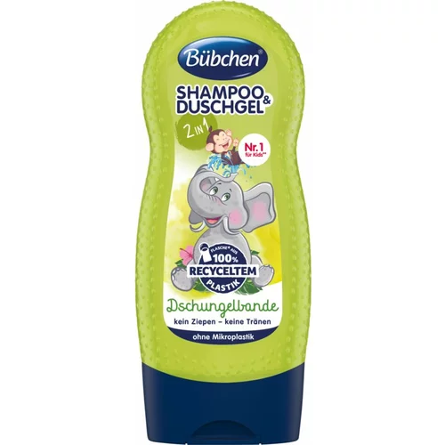Bübchen Kids Shampoo & Shower šampon i gel za tuširanje 2 u 1 Jungle Fever 230 ml