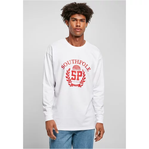 Southpole College Longsleeve White