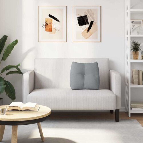  Jastuk za leđa Svijetlo siva 45 x 24 x 50 cm tkanina Slike