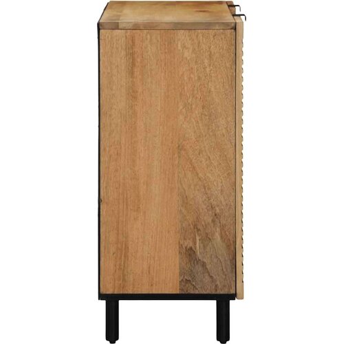  Komoda smeđa 90x33x75 cm Puno drvo Mango Slike