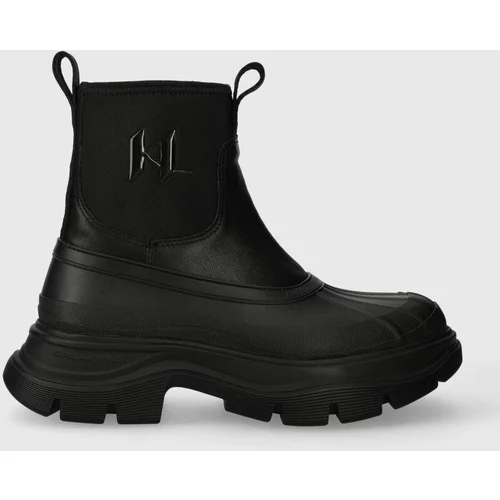 Karl Lagerfeld Snežke LUNA črna barva, KL42970