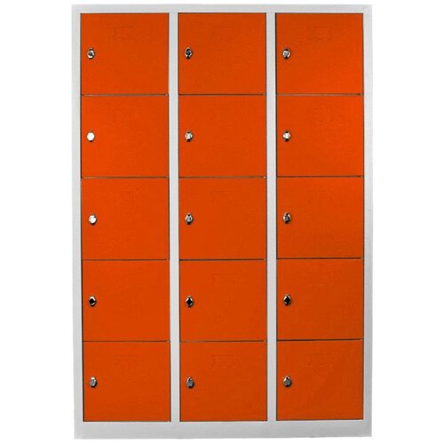 Hanah home Js1018Tu GreyOrange Locker Storage Cabinet Cene