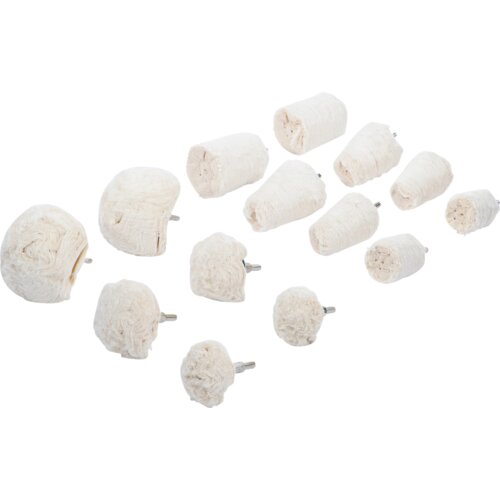 BGS set pamučnih glava za poliranje 1/4" 14 dijelova 3995 Cijene