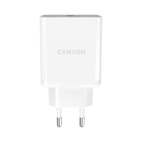 Canyon QC3.0 36W wall charger with 1-USB a input: 100V-240V, output: USB-A:QC3.0 36W (5V3A/9V3.0A/12V3.0A), eu plug , over- voltage , over-heated, over-current and short circuit protection compliant with ce RoHs,ERP.Size:90*46*27.5mm, 71g, whi Cene