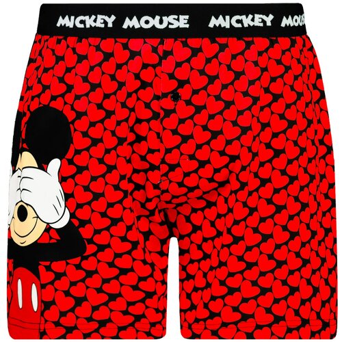 Character muške bokserice Mickey crvene Cene