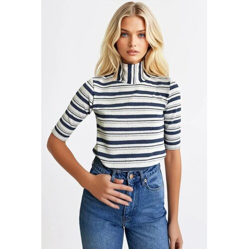 Trend Alacati Stili ženska bluza Alc-X13007, 3/4 rukavi, tamnoplava Cene