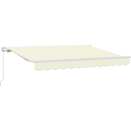 Skrovita tenda Krema 250 x 200 cm tkanina Slike