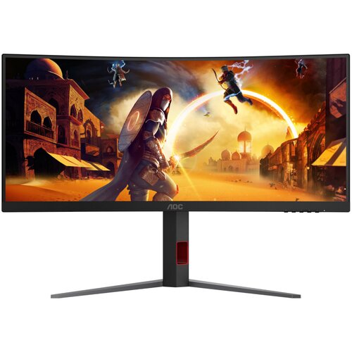 AOC CU34G4Z 34" Igralni monitor 21:9 VA ukrivljen zaslon, 0,5 ms MPRT, 240 Hz WQHD 3440x1440 slikovnih tock Cene