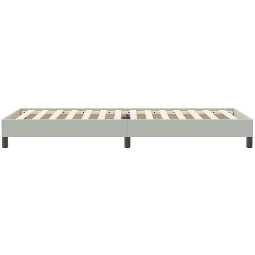 Box Spring krevet bez madracem svijetlo sivi 100x220 cm bar&amp;scaron;un Slike