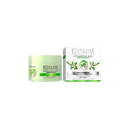 Eveline +6 green olive day&night cream 50ml Slike