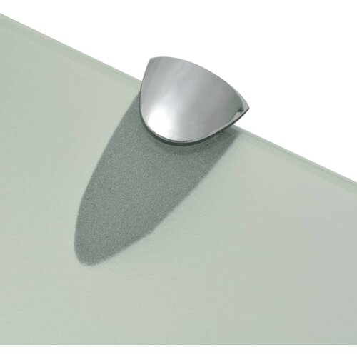  Zidne police 2 kom staklene 80 x 10 cm 8 mm Slike