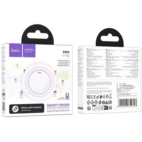  Lokator Hoco E96A kompatibilan s Google Find My Device bijeli Cijene