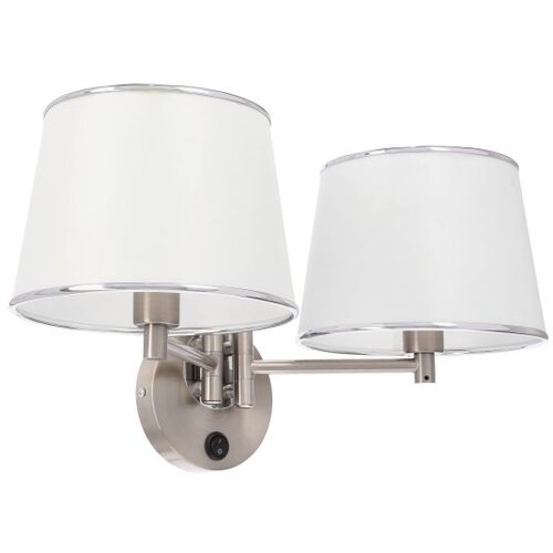  ibis zidna lampa srebrna 2x40W E14 satyna Cene