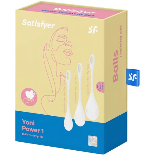 Satisfyer Vaginalne kroglice Yoni Power 1, bele Slike