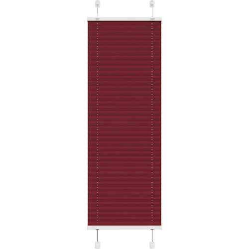  Plisirana zavjesa Bordo crvena 50x150 cm Širina tkanine 49,4 cm Poliester Cene