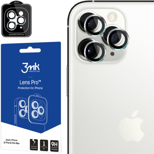3mk ZA&amp;Scaron;ČITA ZA LEČE PRO KALJENO STEKLO ZA APPLE IPHONE 11 PRO/PRO MAX, (22001551) Slike