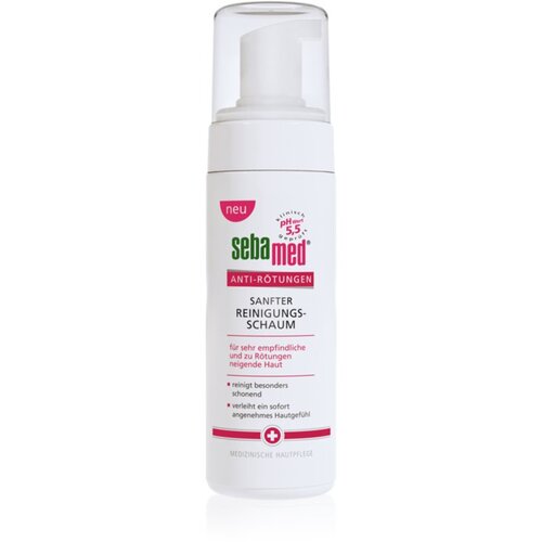 Sebamed Anti-Redness nježna pjena za či&scaron;ćenje za osjetljivu i crvenu kožu lica 150 ml Cijene