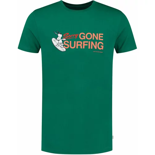 Shiwi Majica 'Snoopy Gone Surfing' mornarska / zelena / breskev / oranžno rdeča / bela